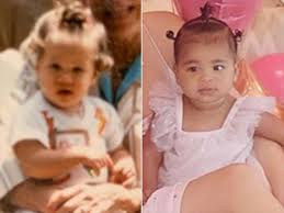 Khloe Kardashian And Daughter True Are Twins In Throwback Photo People Com