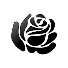 Black And White Stencil Rose Black And White Black And White Rose Clipart Rose Stencil Flower Stencil Stencils
