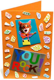 Use one or two more colors from the picture to add similar colored embellishments and accents to your card. Creating Greeting Card Collage From Old Greeting Cards