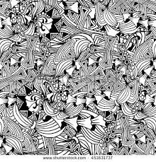 Black And White Mushroom Wallpaper Fashion Horizontal Wallpaper Design With Black And White Stylized Doodle Mushrooms Waves Adult Coloring Page Template Fashion Wallpaper Black White Fashion Photography Inspiration