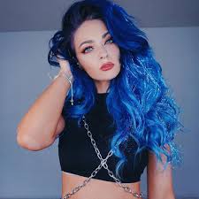 Dyeing your hair blue is a fun way to get out of a color rut. Poseidon Blue Arctic Fox Dye For A Cause