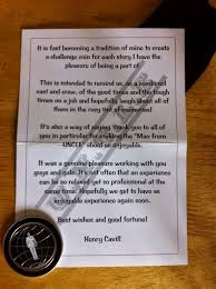 Henry Cavill The Gentleman Gave A Thank You Gift And Letter To The Crew Of Man From U N C L E Movie Just Another Rea Henry Cavill Man From Uncle Movie Henry