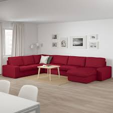 Pin By Mark Ectomorph On Furniture In 2021 Red Sectional Living Room Red Sofa Living Room Kivik Sofa