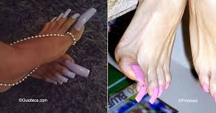Diseños de arte en uñas arte de uñas de pies diseños de uñas pies decoración de uñas largas disenos de unas uñas de los pies amarillas. Unas De Pies Largas Unas Decorativas