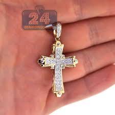 4 easy payments of $33.75 saleyou save 57%. Mens Diamond Cheap Cross Pendant 10k Yellow Gold 0 31ct Diamond Cross Pendants Cross Pendant Plain Gold Pendant