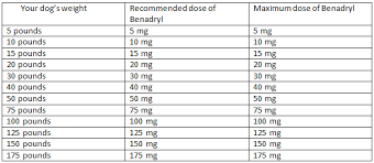 Benadryl Dosage For Labradors Dog Benadryl Benadryl Dosage Benadryl For Dogs Dosage