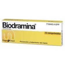 Compra Online Biodramina 50 Mg 12 Comprimidos