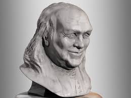 1919 ben franklin bust 3d models. 3d Benjamin Franklin Bust Cgtrader