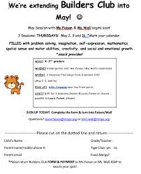 Collect signups through one form, and use integrations to turn responses into spreadsheets, automate confirmation emails, and much more. May Clubs Builders Maymester Book Club Percy Priest Elementary