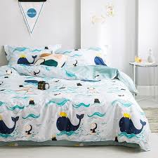 Bedroom themes tropical bedding blue bedding bedding accessories comforter sets bed coastal bedding nautical bedding beach bedding. Kids Boys Whale And Penguin Ocean Themed Twin Full Queen Size Bedding Sets Hipsterbedding Com