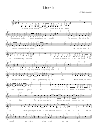 Litania loretańska do najświętszej maryi panny. Litania Tekst I Akordy