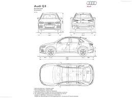 The height, measured from the ground to the top of the car, ranges from 1567mm to 1640mm depending on the variant. Audi Q3 2015 Pictures Information Specs
