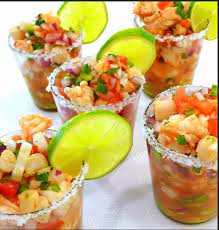 Coctel De Camaron Para Fiestas Appetizer Recipes Peruvian Recipes Recipes