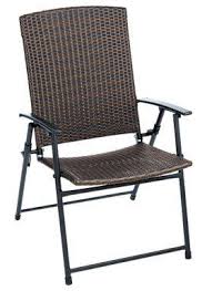 Set Of 4 Living Accents Folding Wicker Patio Chairs Frs50852 Steel Mocha Brown Living Accents Http Www Wicker Chairs Outdoor Chairs Wicker Patio Chairs
