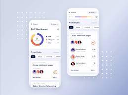 Project Management App Concept By Leonid Arestov Task Management App Mobile Design Inspiration Mobile App Design