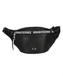 Sort by original armani jeans patent tote bag in black. Armani Exchange 942132 0p184 Waist Bag Black