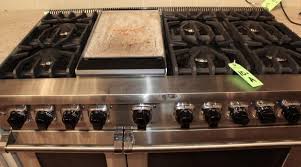 Find many great new & used options and get the best deals for viking 48 pro range vgic4886gss gas 6 burners + griddle stainless + vent hood at the best online prices at ebay! Viking 6 Burner Power Plus Gas Stove Double Oven Jones Swenson Auctions
