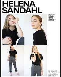 Helena Sandahl Comp Card From Img Models Helenasandahl Imgmodels Compcard Modeldigitals Modelpolaroid Model Headshots Model Comp Card Models Photoshoot