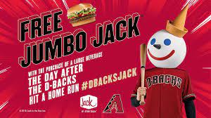 Use our jack in the box restaurant locator list to find the location near you, plus discover which locations get the best reviews. Jack In The Box Baseball Specials 2021 Free Jumbo Jack With Drink Purchase Bargain Believer
