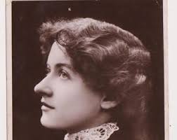 Miss Vera Wilkinson, British Actress, Antique Real Photo Glamour Postcard,  Posted in 1919, Rotary