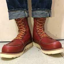 red wing x irish setter 8877 limited edition oro russet 8 moc toe boots 7 5 d ebay moc toe boots boots red wing shoes