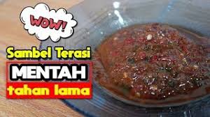 Berikut adalah resep sambal terasi matang, yang cocok disantap dengan ikan bakar, terik tahu dan tempe, atau ayam goreng. Resep Sambal Terasi Mentah Yang Enak Herunterladen