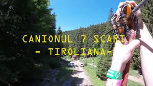Cam 200 de metri lungime însă e extrem de spectaculos. Canionul 7 Scari Brasov Traseu Tiroliana Intreg 2018 L Gopro Hero 5 Youtube