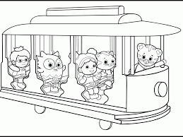 Dogs love to chew on bones, run and fetch balls, and find more time to play! Daniel Tiger Coloring Pages Bestofcoloring Com Coloring Home