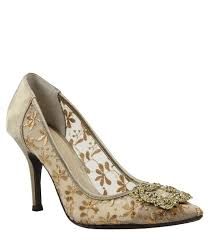 J Renee Bilboa Floral Lace And Satin Pumps Satin Pumps Lace Bridal Shoes Bridal Shoes