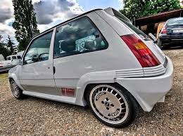Renault 5 Gt Turbo White Automobile Auto Anni 80