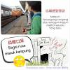 Bagai/laksana minyak dengan air (perumpamaan). 1
