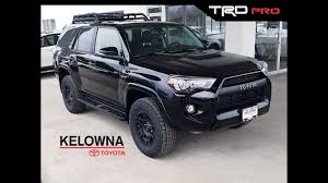 Find a new 4runner at a toyota dealership near you, or build & price your own toyota 4runner online today. Toyota 4runner Trd Pro Midnight Black Youtube