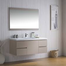 49 to 54 inch vanities make for great single sink or double sink vanities, whichever alternatively, a 54 inch single sink vanity is a truly luxurious vanity for one, offering ample free counter space and. Vanity Adams 49 Inch Modern Infinity Sink Bathroom Counter