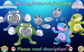 Download Poliwag Poliwrath Politoed Pokemons Wallpaper | Wallpapers.com