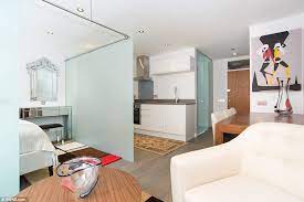 A studio apartment may not have a separate bedroom while a farmhouse will have large bedrooms. One Bedroom Flat Among Smallest In London Hits Market For 500 000 Daily Mail Online