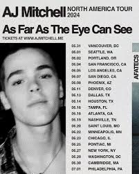AJ Mitchell Tour Dates