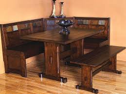 Breakfast kitchen nook solid wood seat dining corner bench chelsea cushion set. Corner Dining Room Table Set Novocom Top