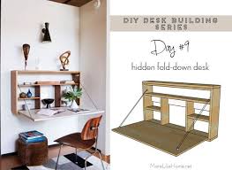 Diy Desk Series 9 Fold Down Wall Desk Desks For Small Spaces Fold Down Desk Diy Desk
