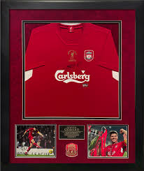 However, their origins can be traced to a split between neighbouring everton fc and houlding. Steven Gerrard Autograph Jersey Liverpool Carlsberg Throwback Champions League 2005 Commerative 32x40 New England Picture
