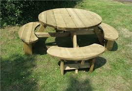 Check spelling or type a new query. Winchester Treated 8 Seater Round Picnic Table Bench Wrg38g Doncaster Based Direct From The Manufacturer