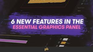 Import the essential graphics panel project in premiere pro. 6 New Features In Premiere Pro S Essential Graphics Panel