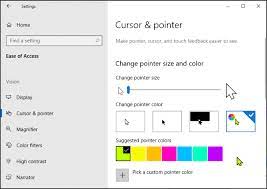 The mouse courser has a another. How To Change The Mouse Pointer Color And Size On Windows 10