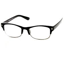 Half Black And Clear Glasses Mens Gq Fashion Eyewear Clear Lens Half Frame Glasses 8844 Horn Rimmed Glasses Eyewear Fashion Mens Eye Glasses