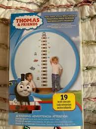Details About Thomas The Train Growth Chart Wall Decals Peel And Stick Tank Engine Stickers