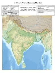 For example, on test 1, the states are not listed. Asia Physical Map Worksheets Teaching Resources Tpt