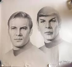 Who is the artist of this vintage hand-painted canvas?