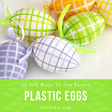 Download and print the 4 pages of paper egg coloring and decorating templates then make your own easter egg bunny, easter egg duck or this is the first page of the printable egg template set. 25 Creative Uses For Plastic Easter Eggs Upcycle Tip Junkie