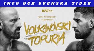 UFC 298: Volkanovski vs Topuria