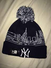 New York Yankees Pom Knit Skyline Hat New York Yankees Yankees New York Basketball