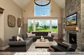 Sadece salon, mutfak, banyo veya bir odanız da küçük olabilir. Kucuk Salon Dekorasyonu